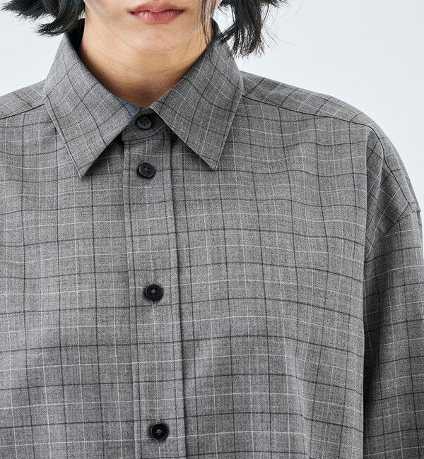 Edition「Super120'sウォッシャブルウール リラックスシャツ」|シャツ・ブラウス|