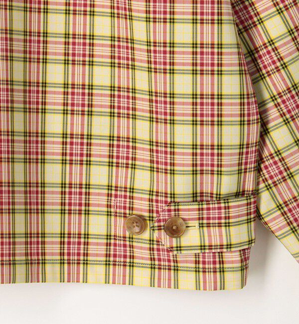 CABaN「ポリエステル チェックダブルジップブルゾン」|ブルゾン・スタジャン|