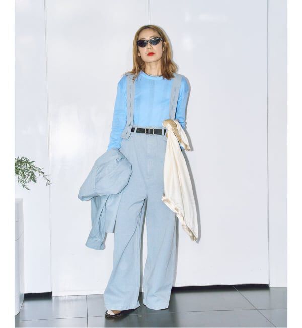  「TOGA PULLA FRINGE SCARF TZ261-AD975：スカーフ」|バンダナ・スカーフ|