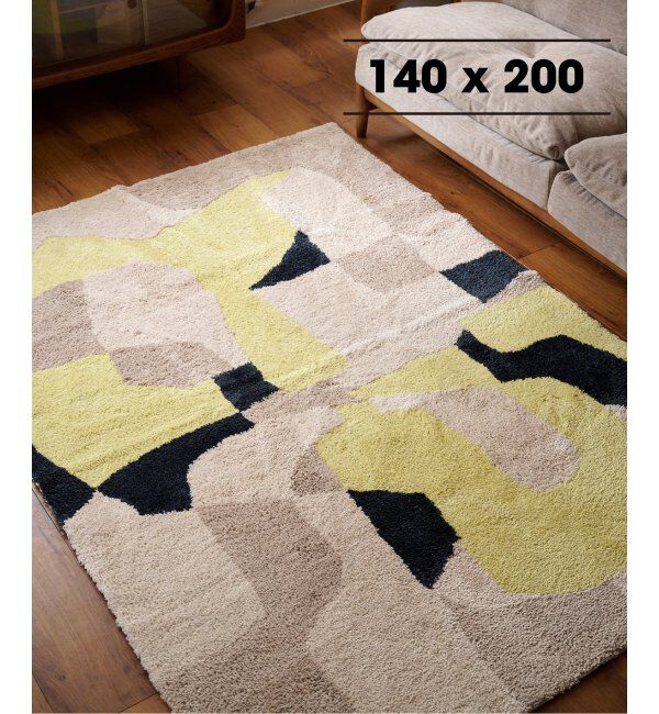 journal standard Furniture「PICFAIR RUG 140x200　ピクフェアラグ」|その他|イエロー