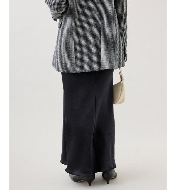 IENA「《追加9》ダブルサテンスカート」|スカート|