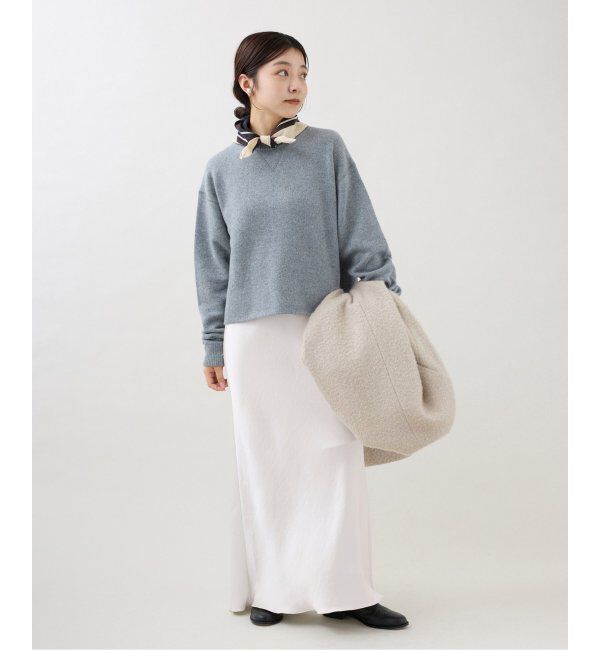 IENA「《追加9》ダブルサテンスカート」|スカート|