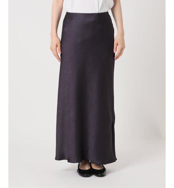 IENA「《追加9》ダブルサテンスカート」|スカート|
