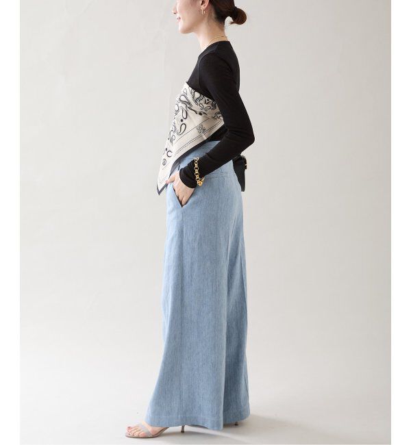 VERMEIL par iena「Le Scarf（レ スカーフ）Paisley 65x65 GRAND PAISLEY SCARF」|バンダナ・スカーフ|