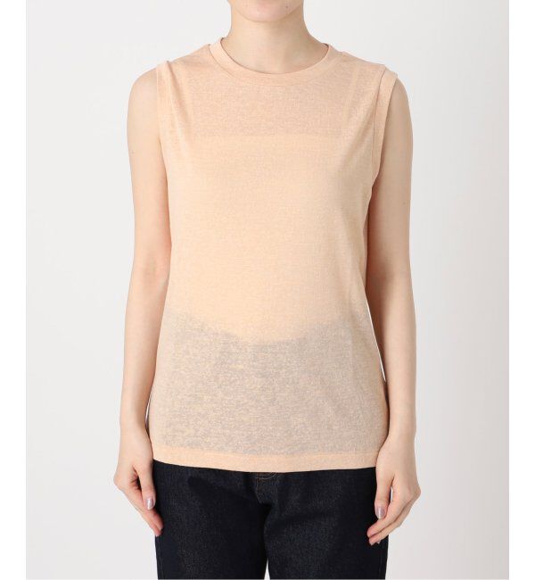 SLOBE IENA「《追加》スラブ天竺ノースリーブTEE」|Tシャツ・カットソー|