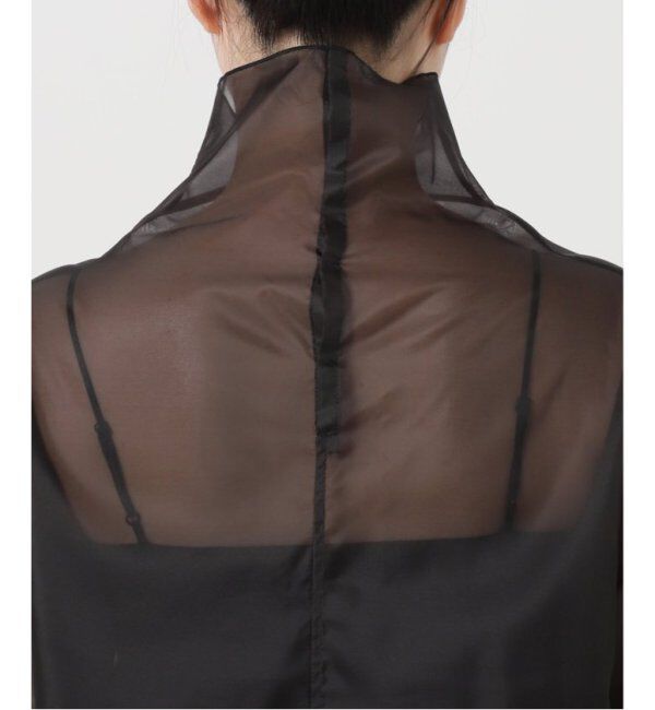 VERMEIL par iena「オーガンジーハイネックブラウス」|シャツ・ブラウス|