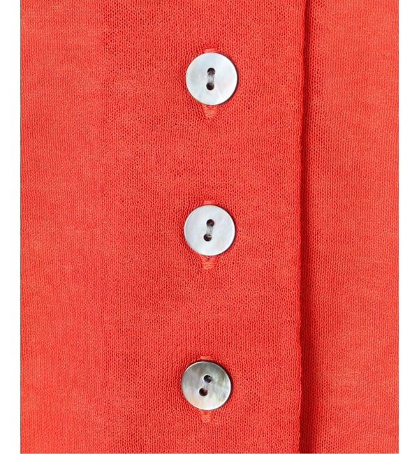 IENA「《予約》ウォッシャブル ダブルレイヤードカーディガン」|カーディガン|