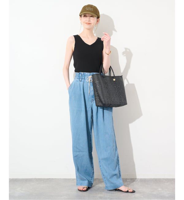 SLOBE IENA「《予約》リブニットタンク」|タンクトップ|