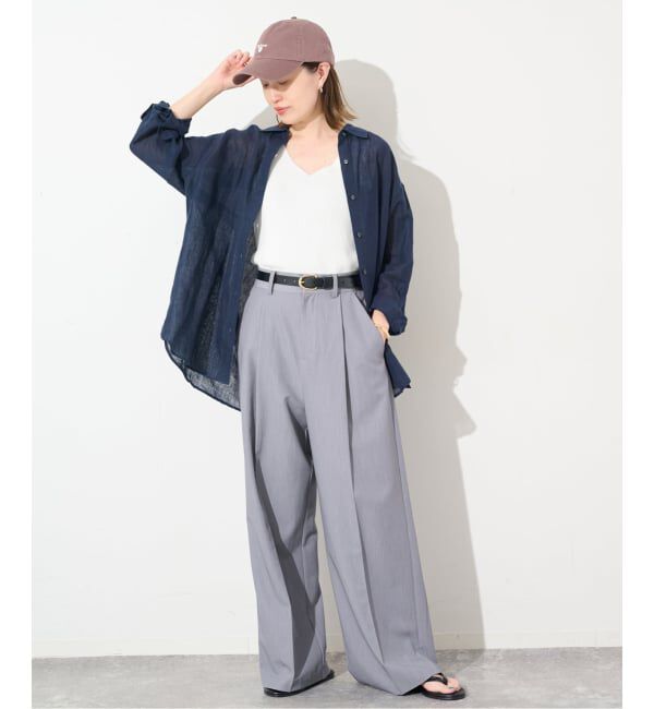 SLOBE IENA「《予約》リブニットタンク」|タンクトップ|