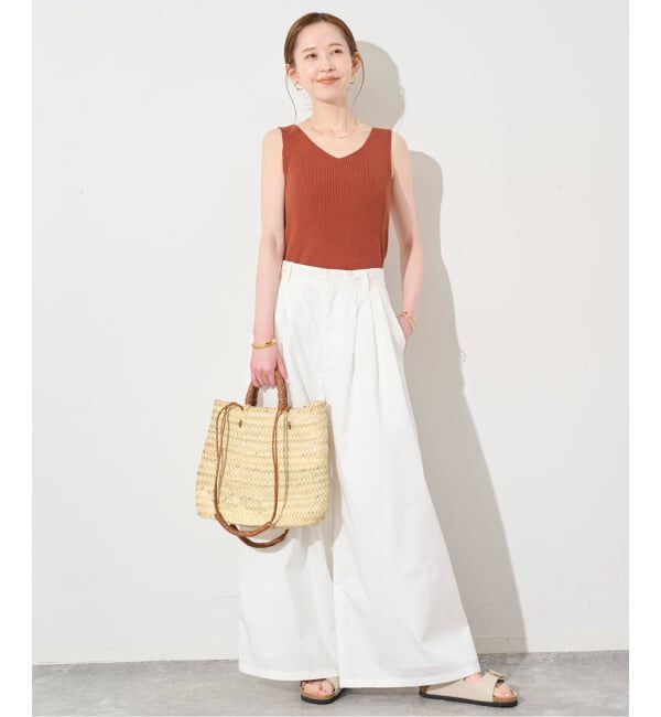 SLOBE IENA「《予約》リブニットタンク」|タンクトップ|