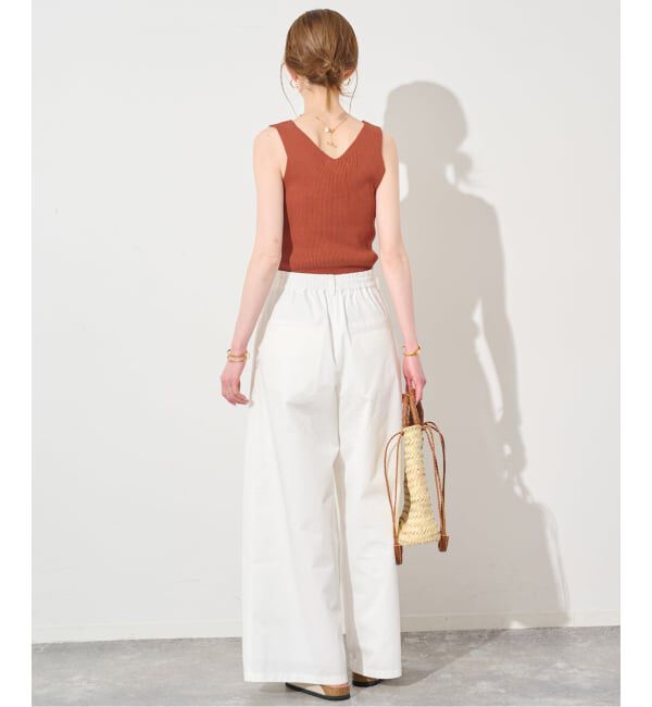 SLOBE IENA「《予約》リブニットタンク」|タンクトップ|