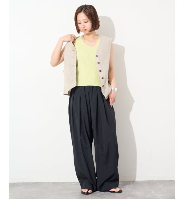 SLOBE IENA「《予約》リブニットタンク」|タンクトップ|