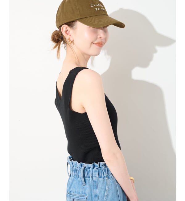 SLOBE IENA「《予約》リブニットタンク」|タンクトップ|