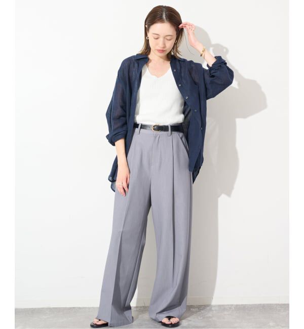 SLOBE IENA「《予約》リブニットタンク」|タンクトップ|