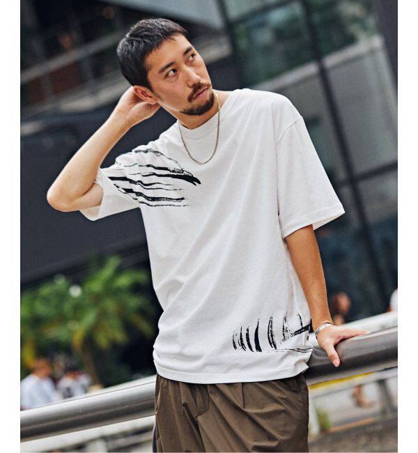 Paris Saint-Germain「【隈 研吾 &times; Paris Saint-Germain】グラフィックプリント Tシャツ」|Tシャツ・カットソー|