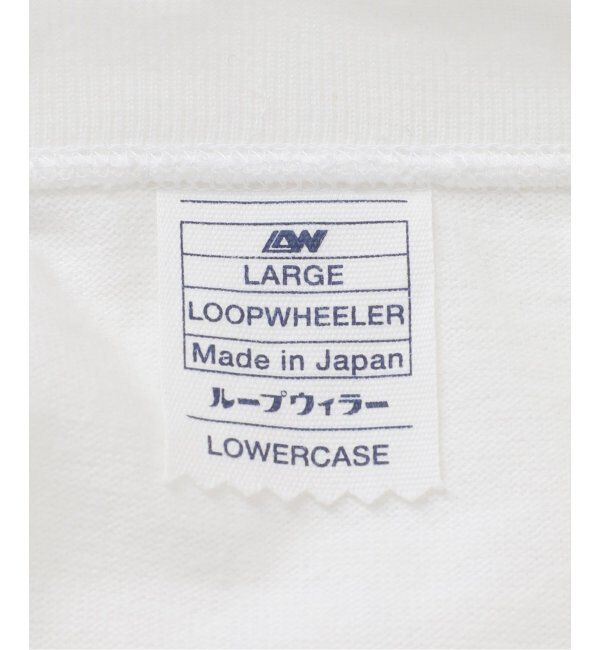EDIFICE「LOOPWHEELER for LOWERCASE ツリテンジク スウェット型 ワイドTシャツ」|Tシャツ・カットソー|