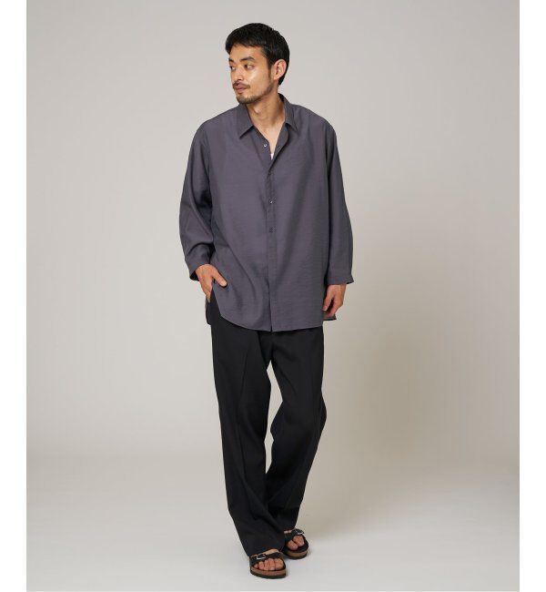 EDIFICE「シアー バンブー 8分袖 レギュラーシャツ」|シャツ・ブラウス|