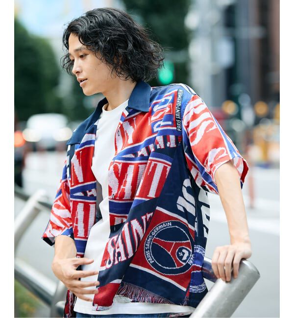Paris Saint-Germain「【Paris Saint-Germain / パリ・サン＝ジェルマン】 VINTAGE SCARF SHIRT」|シャツ・ブラウス|