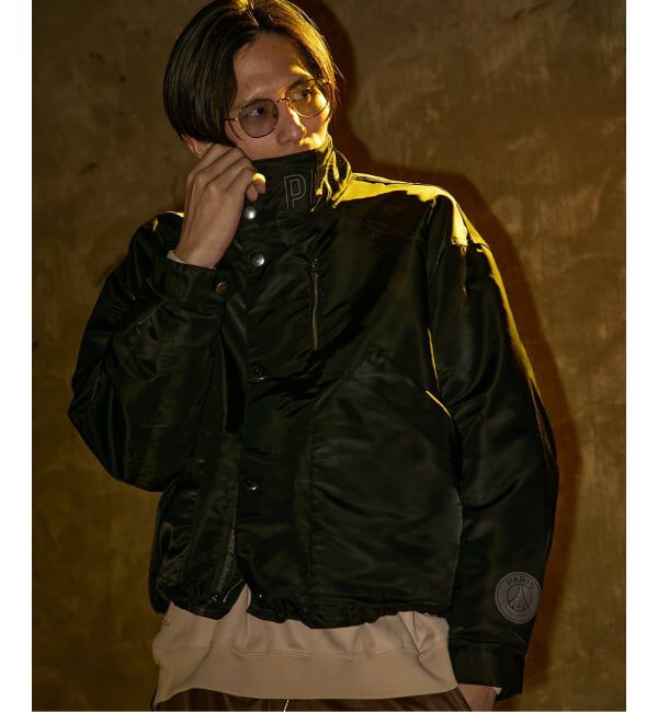 Paris Saint-Germain「【Paris Saint-Germain / パリ・サン＝ジェルマン】 JP Stand Collar Short  Blouson」|その他|ブラック