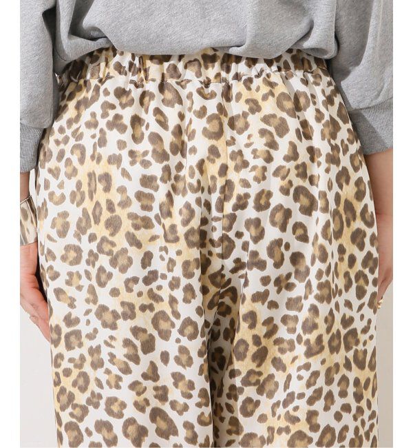 journal standard luxe「バックサテンレオパ イージーパンツ」|その他|