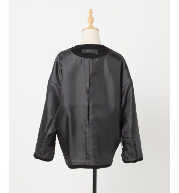 JOURNAL STANDARD「スーパー140ビーバーノーカラーショートコート」|ノーカラーコート|