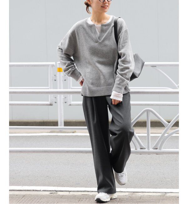 JOURNAL STANDARD relume「ストレッチブラッシュタックパンツ」|スラックス|