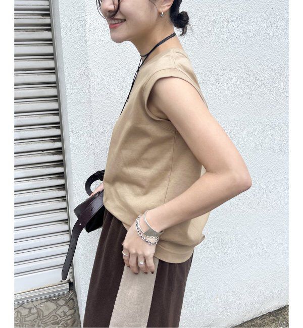 JOURNAL STANDARD「《追加》汗ジミ防止天竺ノースリーブ」|Tシャツ・カットソー|