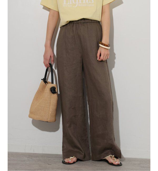 JOURNAL STANDARD relume「《一部WEB限定追加5》麻スリットイージーパンツ」|その他|