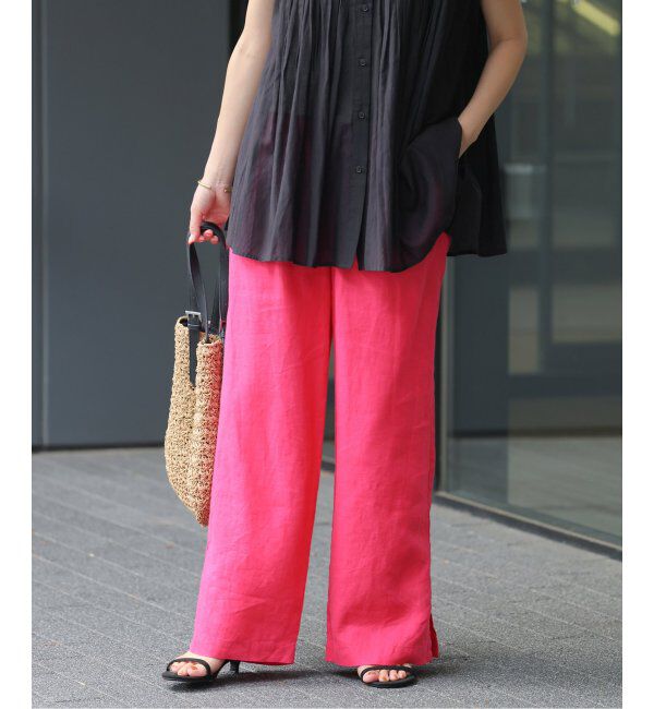 JOURNAL STANDARD relume「《一部WEB限定追加5》麻スリットイージーパンツ」|その他|