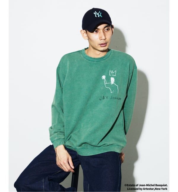 JOURNAL STANDARD「Jean-Michel Basquiat / ジャン＝ミシェル・バスキア プリント スウェット」|スウェット・ジャージ|