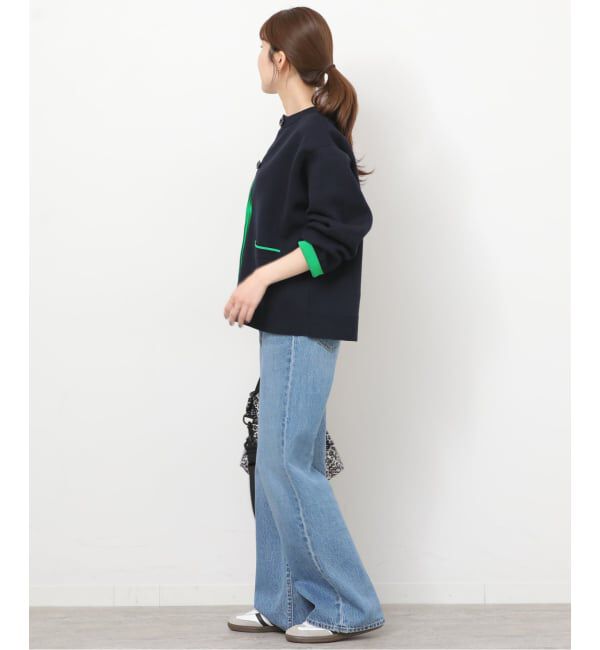 JOURNAL STANDARD relume「《WEB限定追加2》ダブルニットコントラストカーディガン」|カーディガン|
