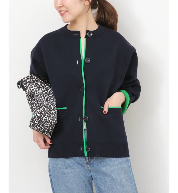 JOURNAL STANDARD relume「《WEB限定追加2》ダブルニットコントラストカーディガン」|カーディガン|