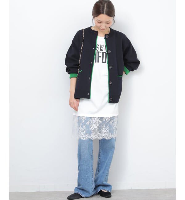 JOURNAL STANDARD relume「《WEB限定追加2》ダブルニットコントラストカーディガン」|カーディガン|