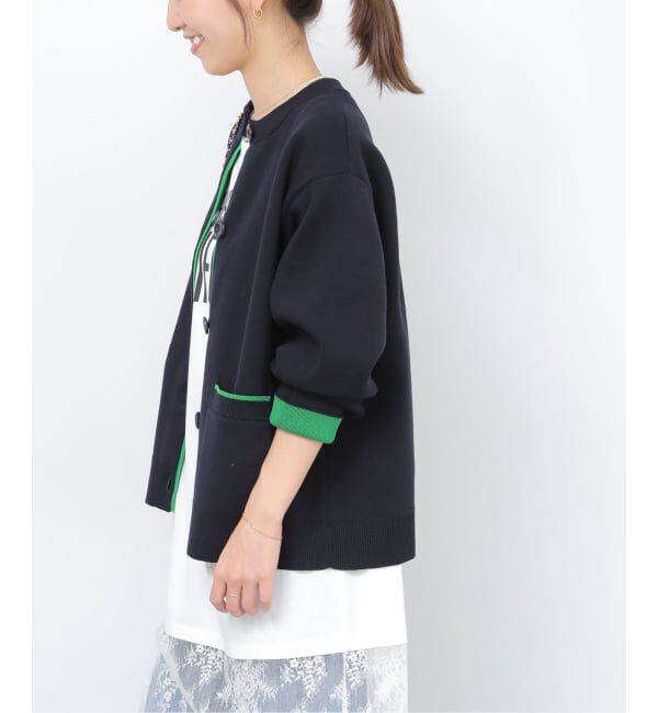 JOURNAL STANDARD relume「《WEB限定追加2》ダブルニットコントラストカーディガン」|カーディガン|
