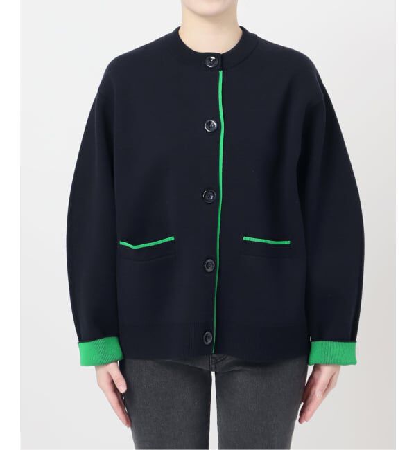 JOURNAL STANDARD relume「《WEB限定追加2》ダブルニットコントラストカーディガン」|カーディガン|