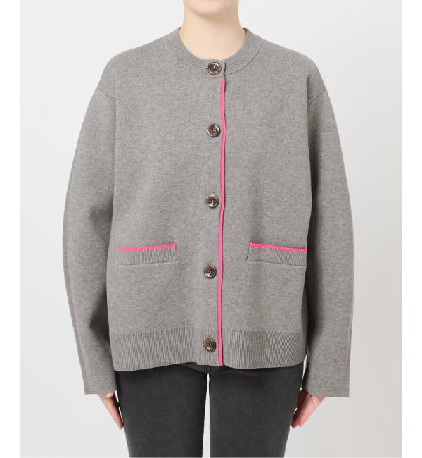 JOURNAL STANDARD relume「《WEB限定追加2》ダブルニットコントラストカーディガン」|カーディガン|