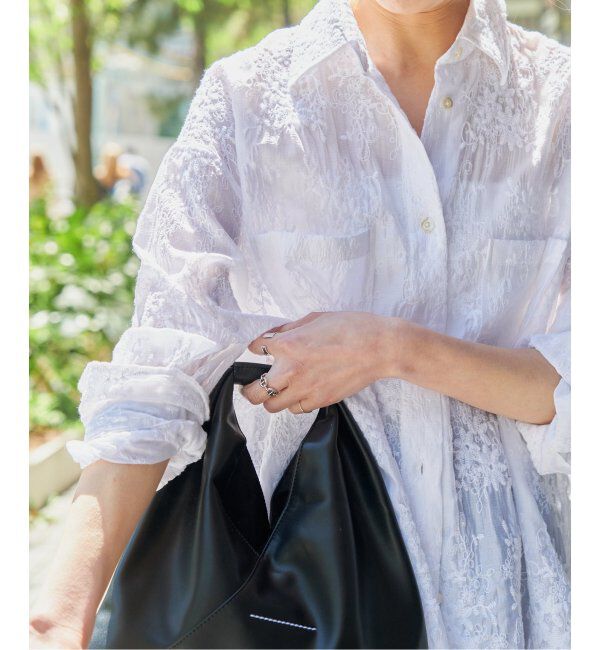 Spick and Span「シアーエンブロイダリーシャツ」|シャツ・ブラウス|