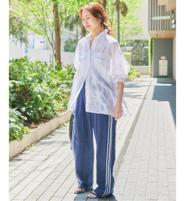 Spick and Span「シアーエンブロイダリーシャツ」|シャツ・ブラウス|