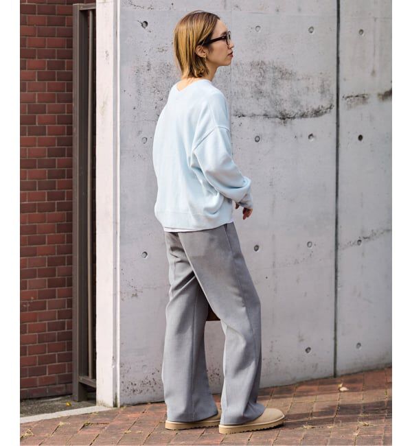FRAMeWORK「≪追加≫セミフレアパンツ3」|スラックス|