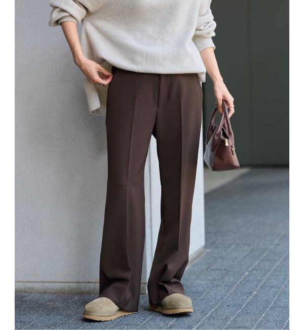 FRAMeWORK「≪追加≫セミフレアパンツ3」|スラックス|