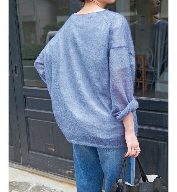 Spick and Span「《WEB限定カラー有り / 追加》ルーズモヘヤMIXボートネックニット」|ニット・セーター|