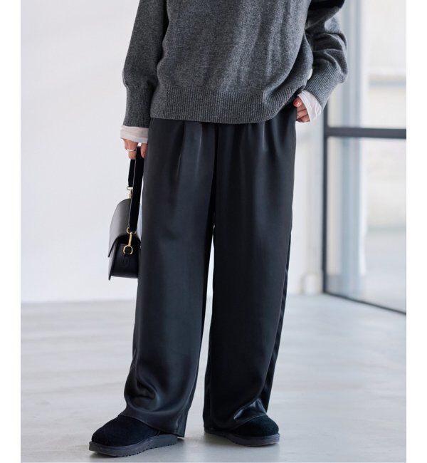 FRAMeWORK「≪追加≫サテンストレッチイージーパンツ2」|その他|