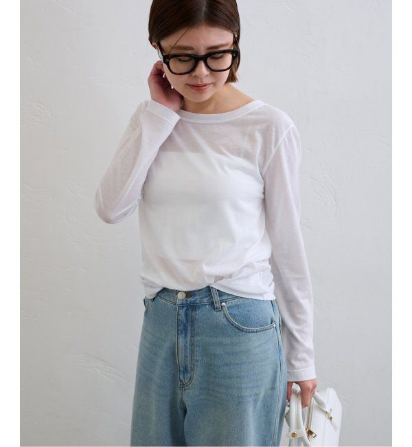 U by SPICK&SPAN「《追加》C/NY シアートップス」|Tシャツ・カットソー|