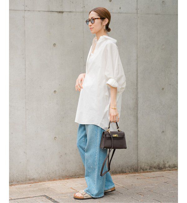 FRAMeWORK「≪追加≫ハーフスリーブポンチョシャツ」|シャツ・ブラウス|