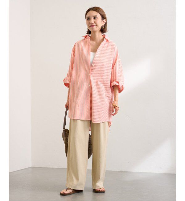 FRAMeWORK「≪追加≫ハーフスリーブポンチョシャツ」|シャツ・ブラウス|