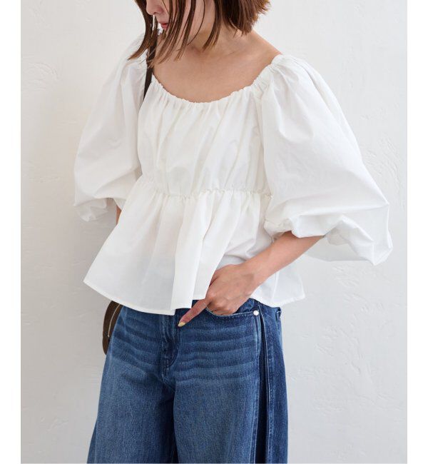 U by SPICK&SPAN「2WAY オフショルブラウス」|シャツ・ブラウス|