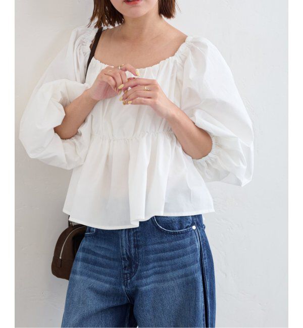 U by SPICK&SPAN「2WAY オフショルブラウス」|シャツ・ブラウス|