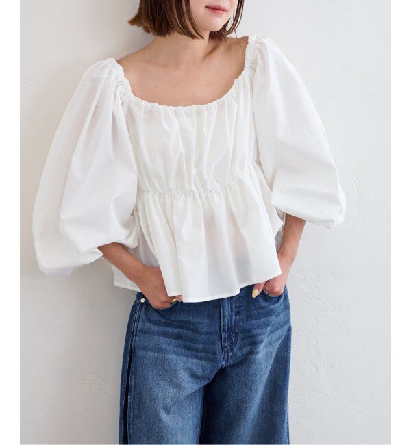 U by SPICK&SPAN「2WAY オフショルブラウス」|シャツ・ブラウス|