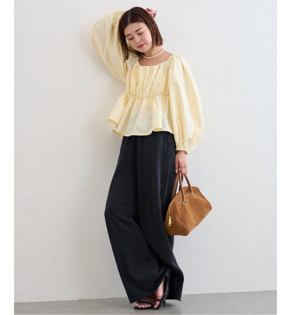 U by SPICK&SPAN「2WAY オフショルブラウス」|シャツ・ブラウス|