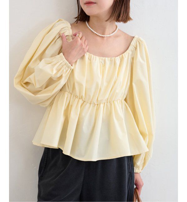 U by SPICK&SPAN「2WAY オフショルブラウス」|シャツ・ブラウス|イエロー